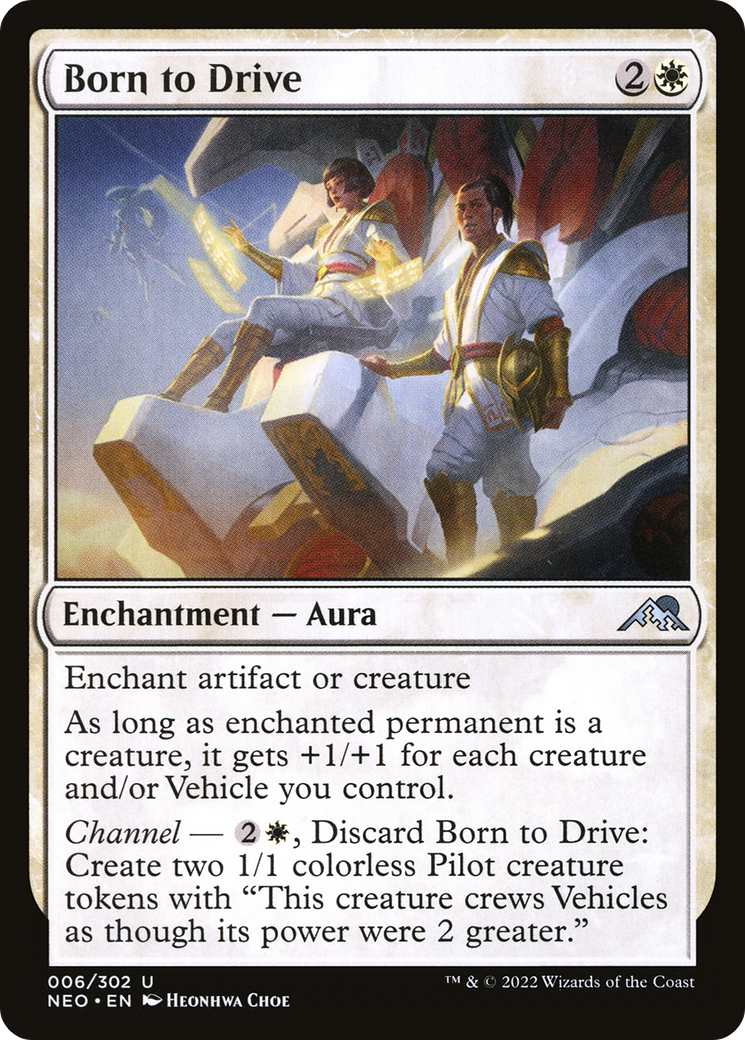Born to Drive (NEO-006) - Kamigawa: Neon Dynasty Foil