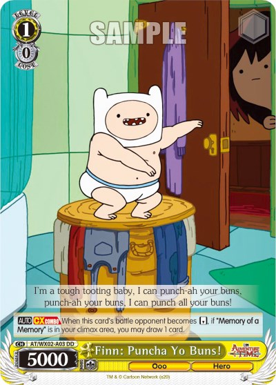 Finn: Puncha Yo Buns! (AT/WX02-A03) (Promo) [Adventure Time]