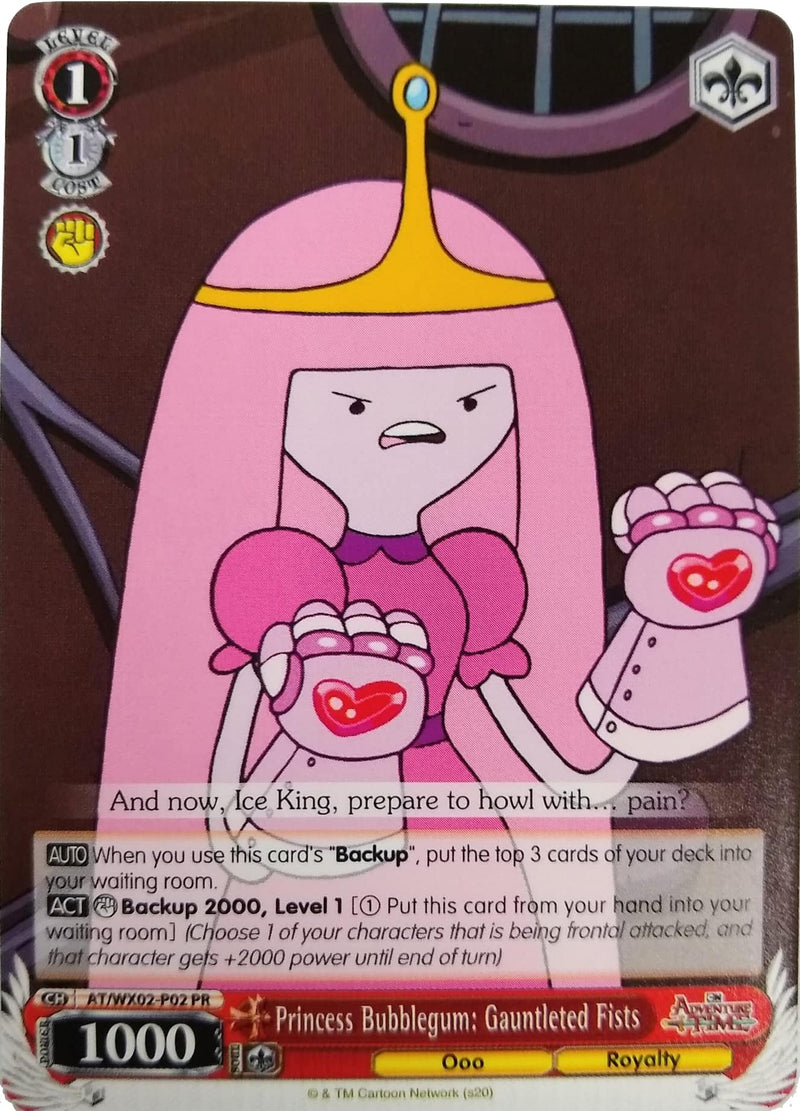 Princess Bubblegum: Gauntleted Fists (AT/WX02-P02 PR) (Promo) [Adventure Time]