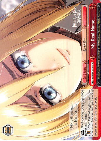 My Real Name... (AOT/S50-E082 CR) [Attack on Titan Vol. 2]