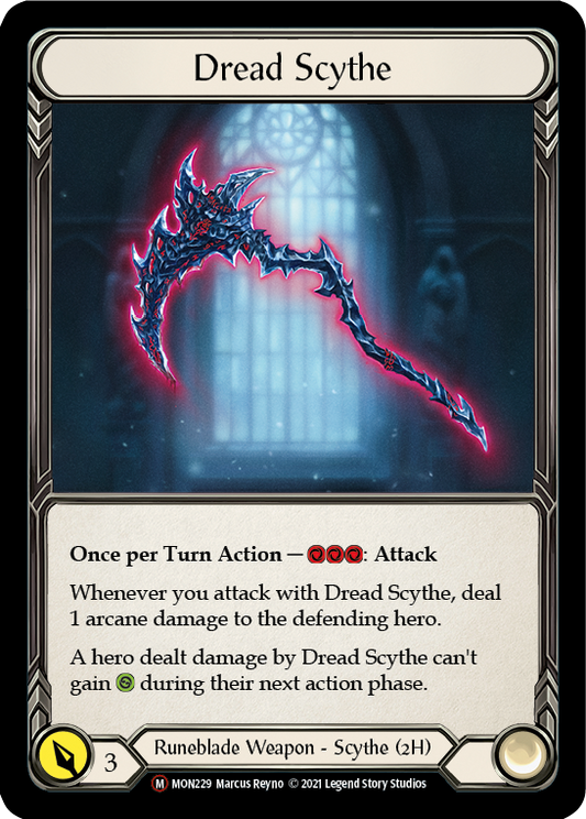 Dread Scythe [U-MON229-RF] (Monarch Unlimited)  Unlimited Rainbow Foil