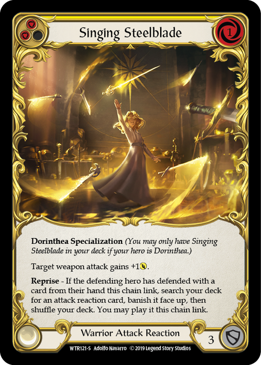 Singing Steelblade [WTR121-S] (Welcome to Rathe)  Alpha Print Rainbow Foil