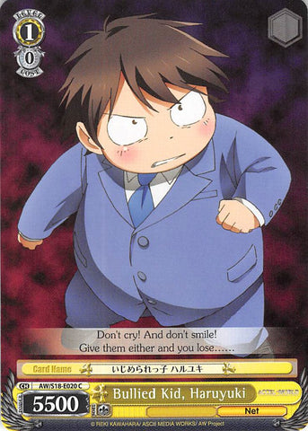 Bullied Kid, Haruyuki (AW/S18-E020 C) [Accel World]