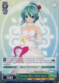 Hatsune Miku "White Dress" (PD/S29-E030 R) [Hatsune Miku: Project DIVA F 2nd]