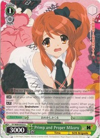 Primp and Proper Mikuru (SY/W08-E033 U) [The Melancholy of Haruhi Suzumiya]
