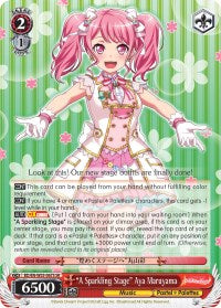 "A Sparkling Stage" Aya Maruyama (BD/EN-W03-067S SR) [BanG Dream! Girls Band Party! MULTI LIVE]