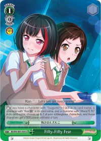 Fifty-Fifty Fear (BD/EN-W03-056 U) [BanG Dream! Girls Band Party! MULTI LIVE]