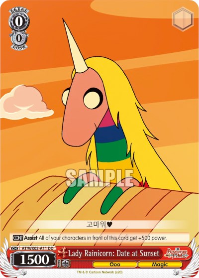 Lady Rainicorn: Date at Sunset (AT/WX02-A11) (Promo) [Adventure Time]