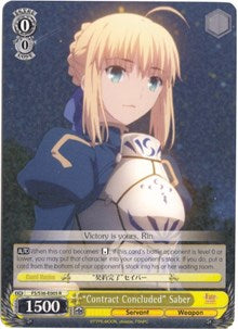 "Contract Concluded" Saber (FS/S36-E005 R) [Fate/Stay Night [Unlimited Blade Works] Vol. II]