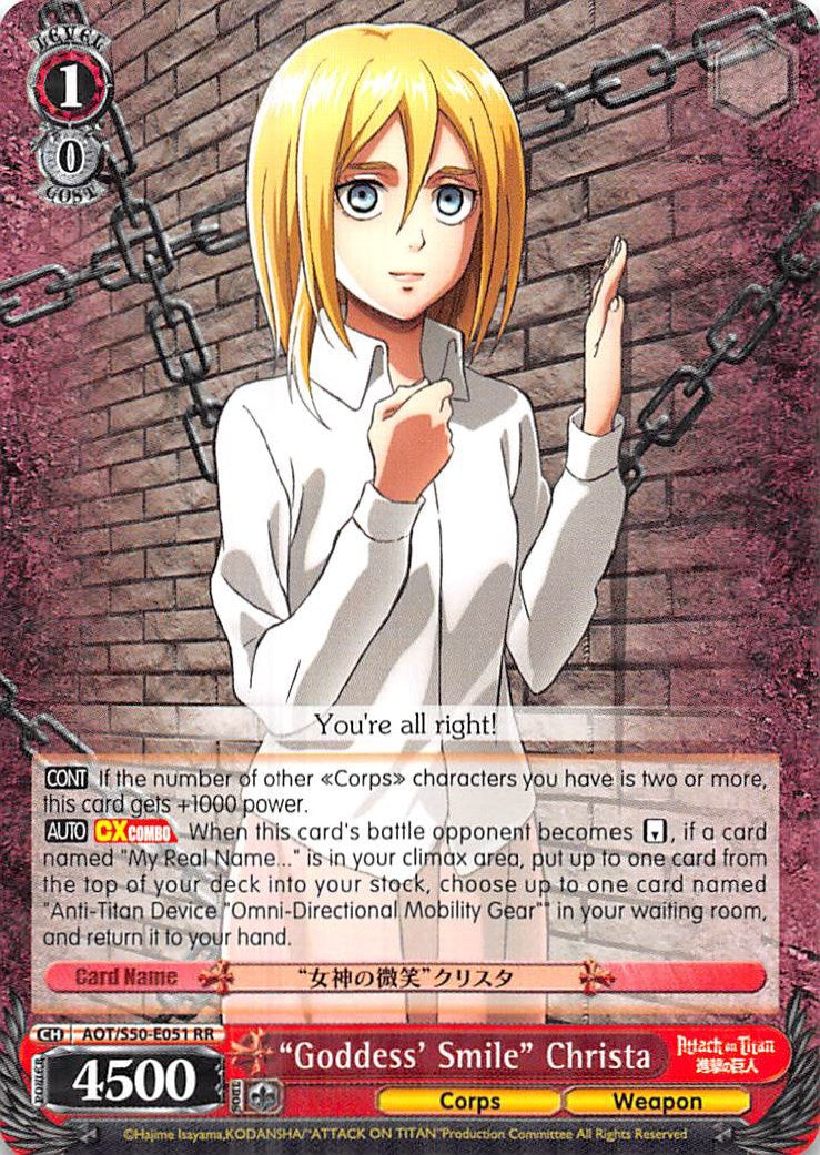 "Goddess' Smile" Christa (AOT/S50-E051 RR) [Attack on Titan Vol. 2]