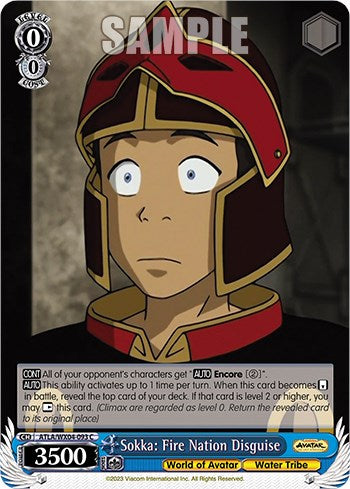 Sokka: Fire Nation Disguise [Avatar: The Last Airbender]