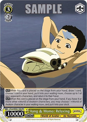 Aang & Momo: Relaxing (Foil) [Avatar: The Last Airbender]