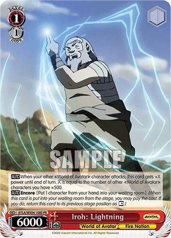 Iroh: Lightning (Foil) [Avatar: The Last Airbender]