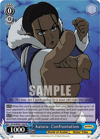 Katara: Confrontation (Foil) [Avatar: The Last Airbender]