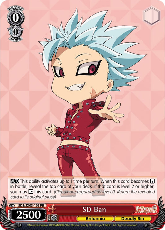 SD Ban (SDS/SX03-105 PR) [The Seven Deadly Sins]