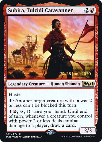 Subira, Tulzidi Caravanner [Core Set 2021 Prerelease Promos]