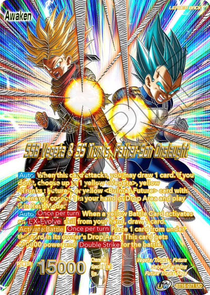 Trunks // SSB Vegeta & SS Trunks, Father-Son Onslaught (BT16-071) [Collector's Selection Vol. 3]