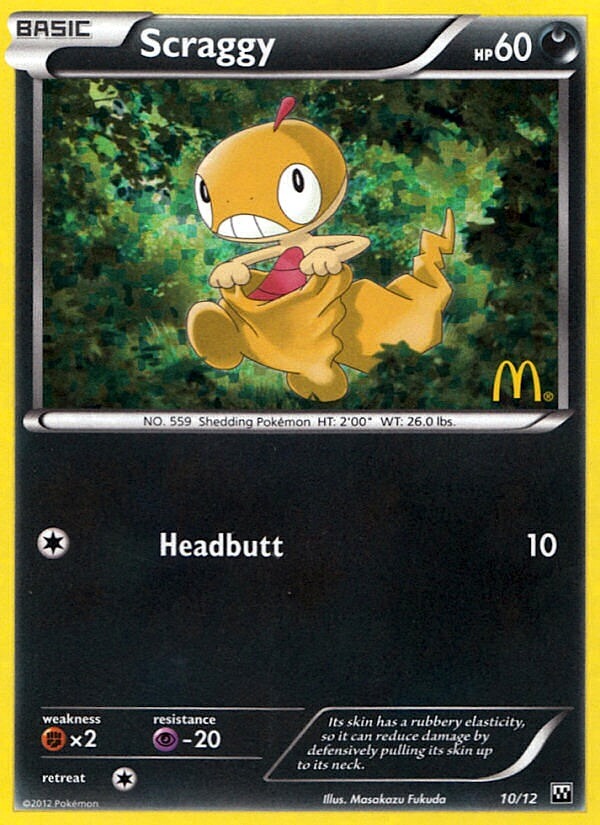 Scraggy (10/12) [McDonald's Promos: 2012 Collection]