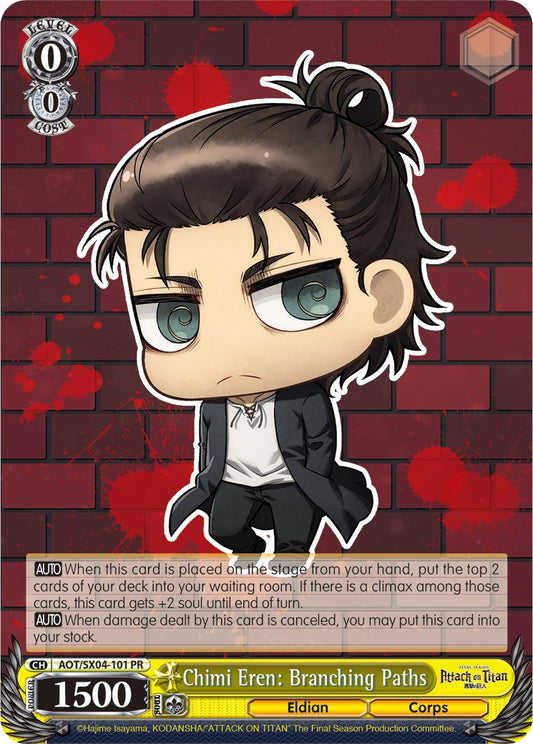 Chimi Eren: Branching Paths (Foil) [Attack On Titan: Final Season]