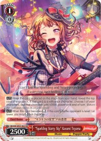 "Sparkling Starry Sky" Kasumi Toyama (BD/EN-W03-063 RR) [BanG Dream! Girls Band Party! MULTI LIVE]