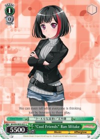 "Cool Friends" Ran Mitake (BD/EN-W03-051 C) [BanG Dream! Girls Band Party! MULTI LIVE]