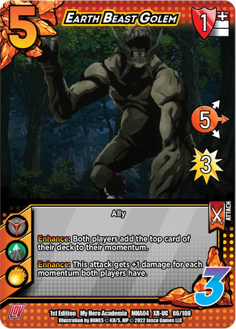 Earth Beast Golem (XR) [League of Villains]