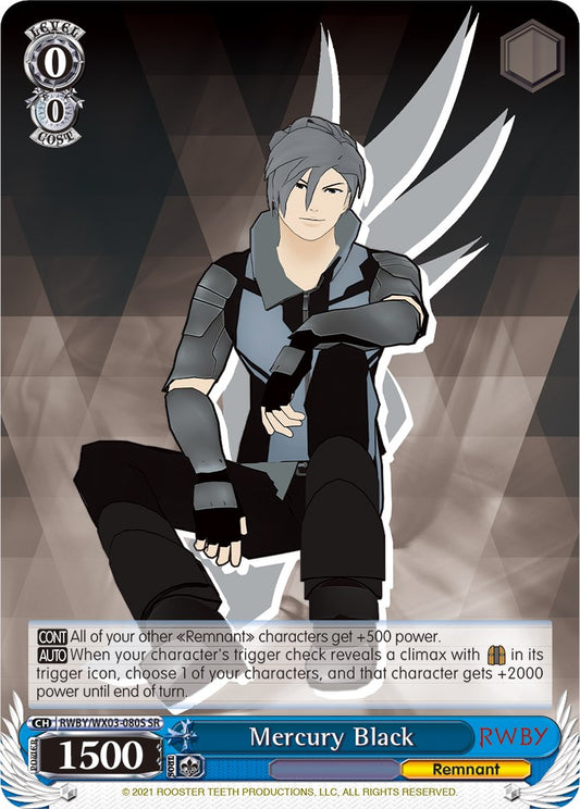 Mercury Black (RWBY/WX03-080S SR) [RWBY]