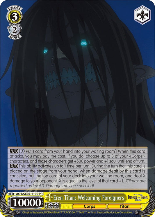 Eren Titan: Welcoming Foreigners (Foil) [Attack On Titan: Final Season]