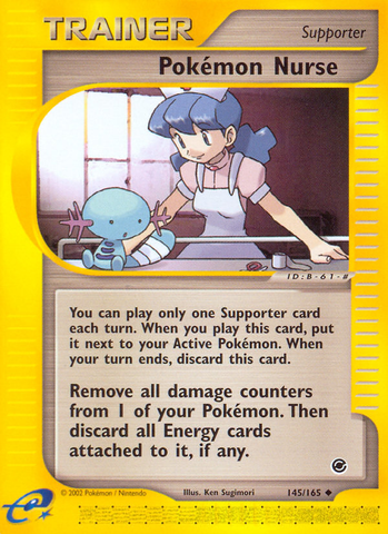 Pokemon Nurse (145/165) [Expedition: Base Set]