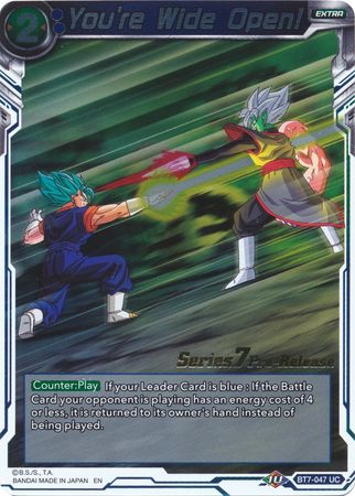 You're Wide Open! (BT7-047_PR) [Assault of the Saiyans Prerelease Promos]