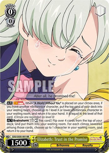 Elizabeth: Trust in the Promise (Foil) [The Seven Deadly Sins: Revival of The Commandments]