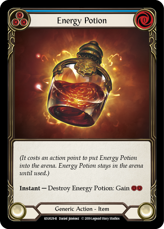 Energy Potion [KSU029-R] (Katsu Hero Deck)  1st Edition Normal