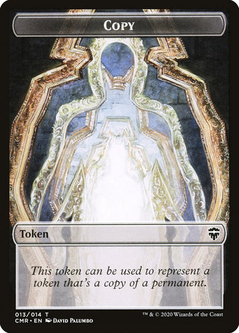 Copy (013) // Treasure Double-Sided Token [Commander Legends Tokens]