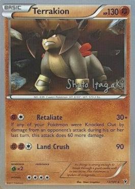 Terrakion (73/101) (Terraki-Mewtwo - Shuto Itagaki) [World Championships 2012]