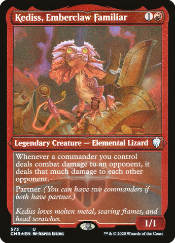 Kediss, Emberclaw Familiar (Etched) [Commander Legends]