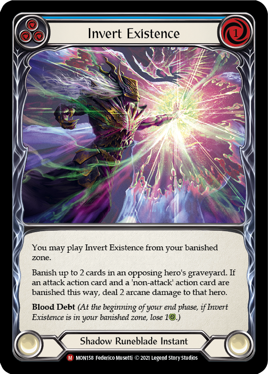 Invert Existence [MON158-RF] (Monarch)  1st Edition Rainbow Foil