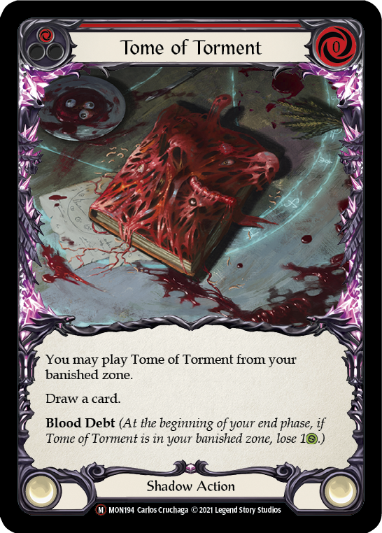 Tome of Torment [U-MON194-RF] (Monarch Unlimited)  Unlimited Rainbow Foil